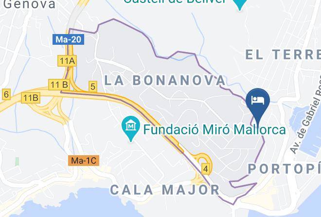 Baleares - Hotel Hesperia Ciudad De Mallorca Maps
