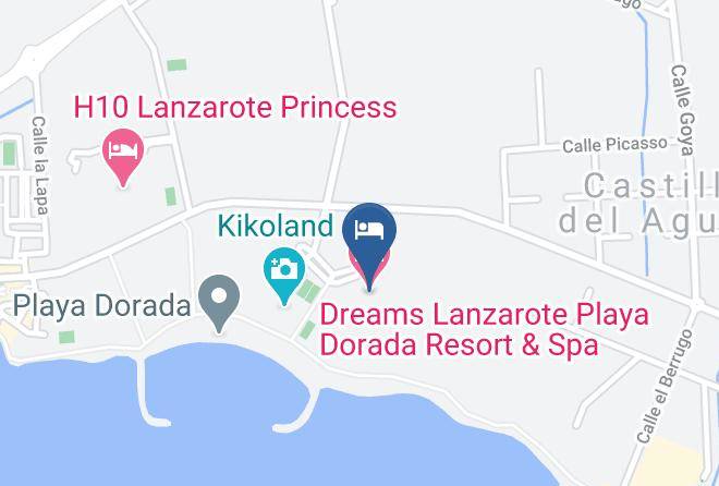 Las Palmas - Dreams Lanzarote Playa Dorada Resort & Spa Maps
