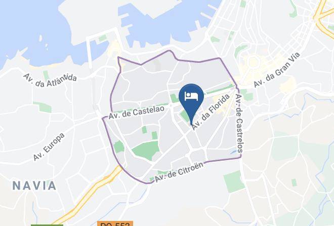 Pontevedra - Hotel Hesperia Vigo Maps