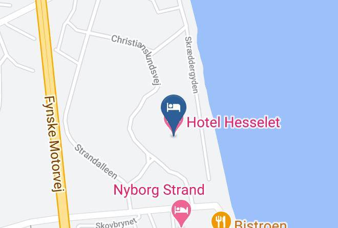 Nyborg - Hotel Hesselet Maps