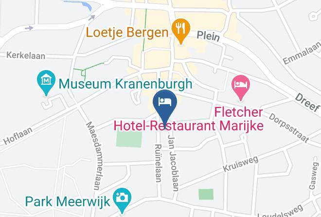 Bergen - Hotel Het Witte Huis Maps