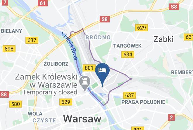 Warsaw - Hotel Hetman Maps