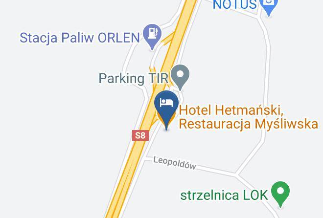Rawski - Hotel Hetmanski Restauracja Mysliwska Maps