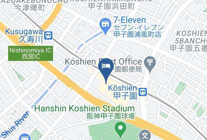 Nishinomiya City - Hotel Hewitt Koshien Maps