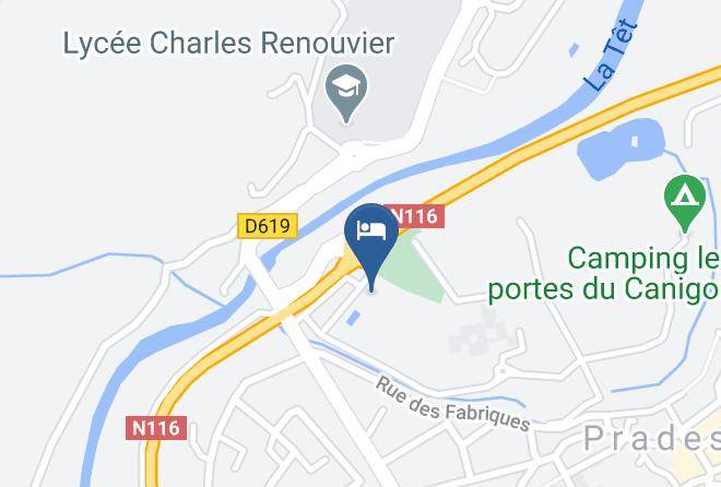 Pyrenees Orientales - Hotel Hexagone Maps