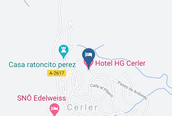 Huesca - Hotel Hg Cerler Maps