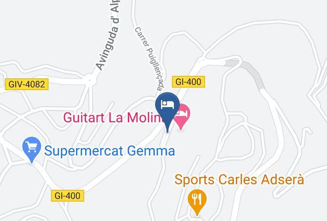 Girona - Hotel Hg La Molina Maps