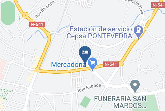 Hotel Hhb Pontevedra Confort Map