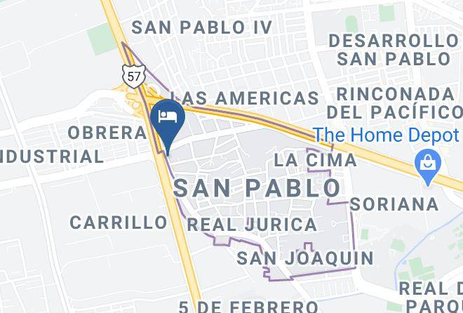 Santiago De Queretaro - Hotel Hi Queretaro Centro Maps