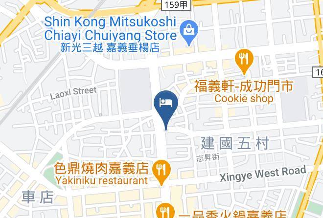 Chiayi City - Hotel Hi Xinmin Maps