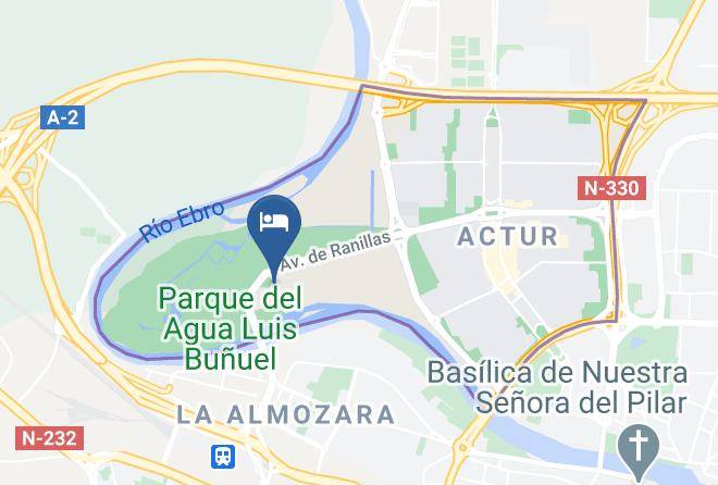 Zaragoza - Hotel Hiberus Zaragoza Maps