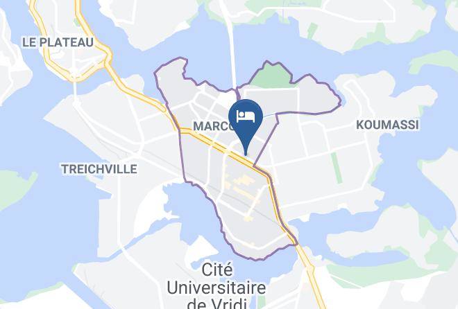 Abidjan - Hotel Hibiscus Maps