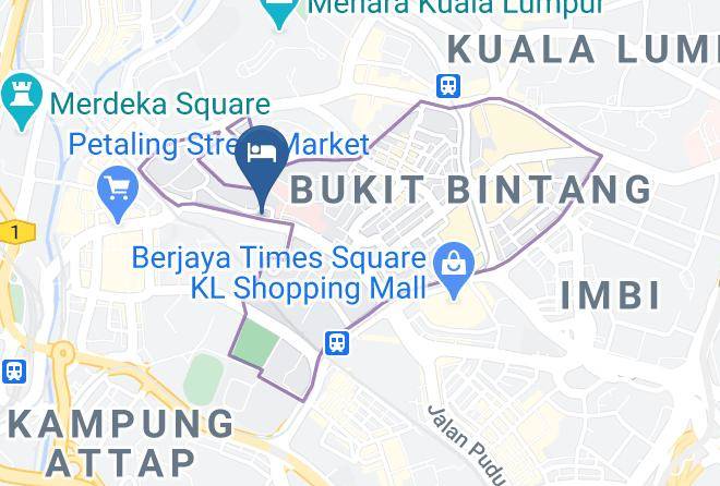 Kuala Lumpur - Hotel Hibiscus City Maps