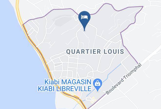Libreville - Hotel Hibiscus Louis Maps