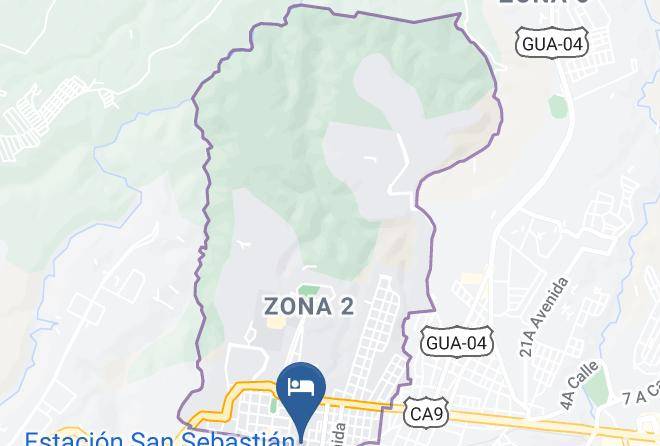 Guatemala - Hotel Hibrido Maps