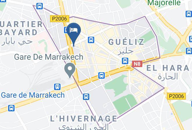 Marrakesh - Hotel Hicham Maps