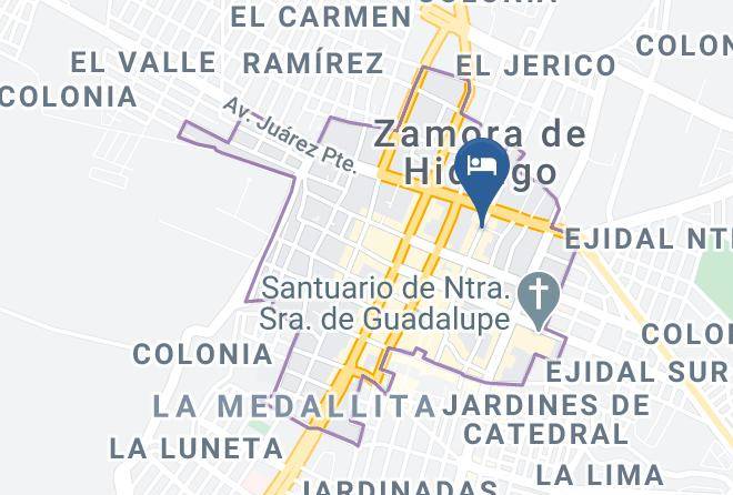 Zamora - Hotel Hidalgo 1905 Maps