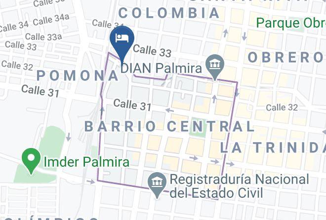 Palmira - Hotel Hidalgo Maps