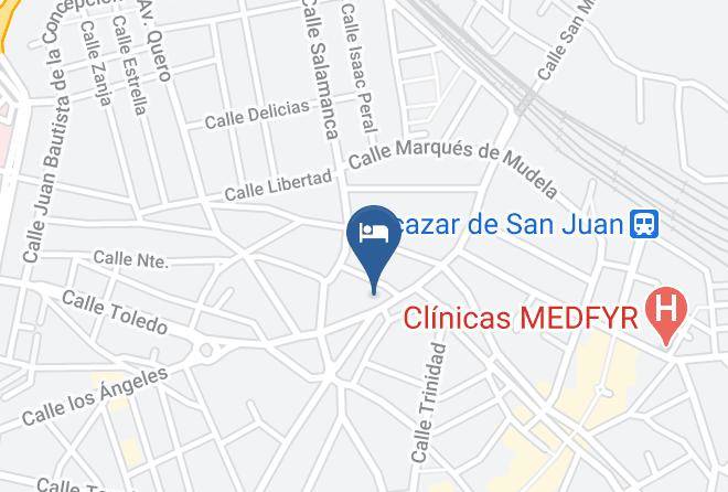 Ciudad Real - Hotel Hidalgo Quijada Maps