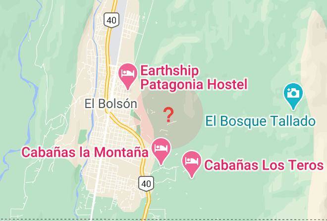 Bariloche - Hotel Hielo Azul Maps