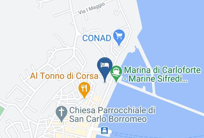Province Of South Sardinia - Hotel Hieracon Maps