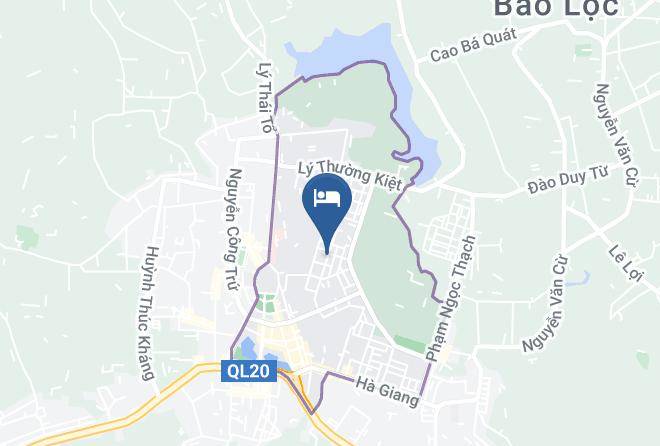 Hotel Highland Green Bao Loc 2 Map