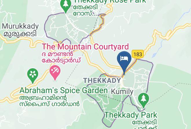 Peerumade - Hotel Highrange Residency Maps