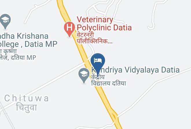 Datia Sub District - Hotel Highway Palace Maps
