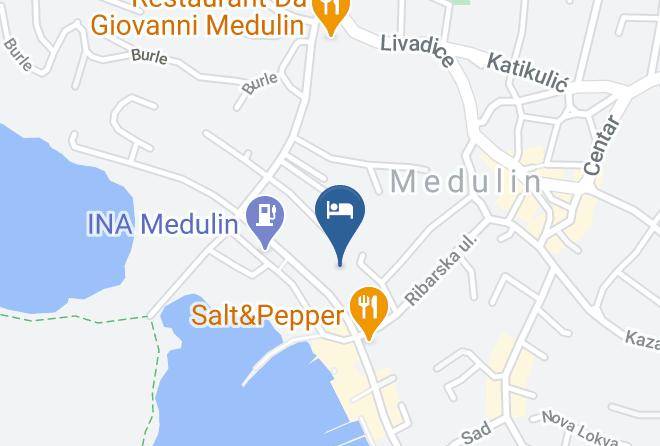 Medulin - Hotel Hilde Maps