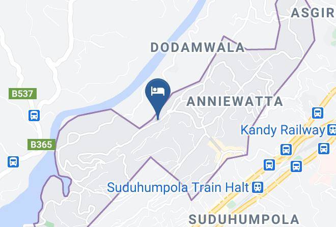 Kandy - Hotel Hill View Maps