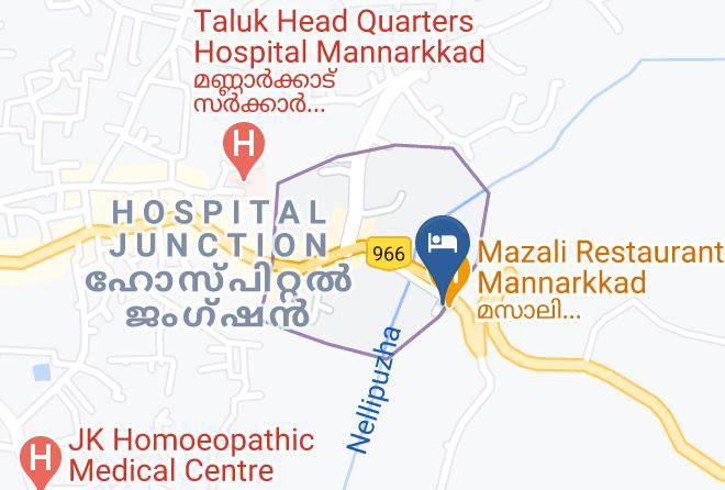 Mannarkkad - Hotel Hill View Tower Maps