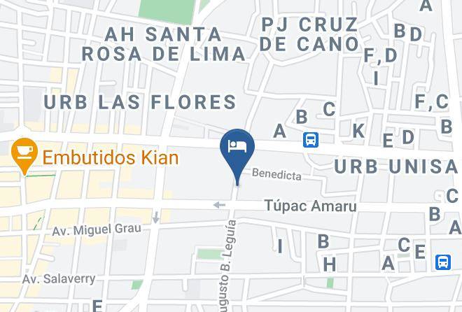 Huaura - Hotel Hillary Maps