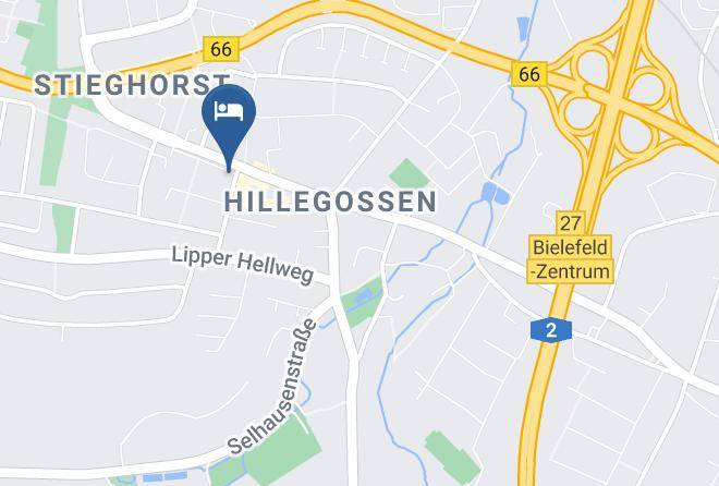 Bielefeld - Hotel Hillegosser Hof Maps