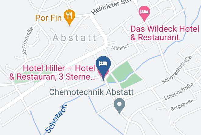 Heilbronn - Hotel Hiller Hotel & Restauran 3 Sterne Superior Maps