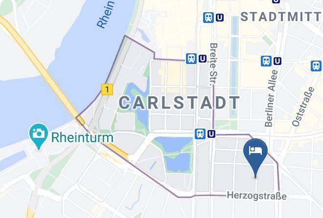 Dusseldorf - Hotel Hillesheim Maps