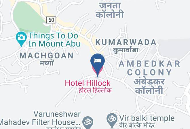 Mount Abu - Hotel Hillock Maps