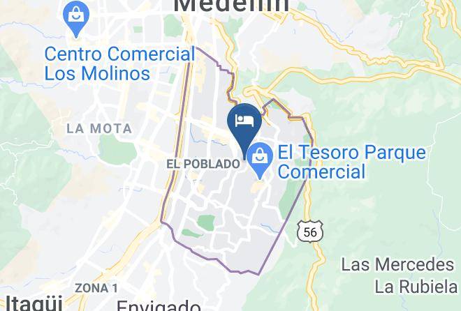 Medellin - Hotel Hills Provenza Maps
