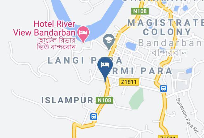 Chittagong - Hotel Hillton Maps