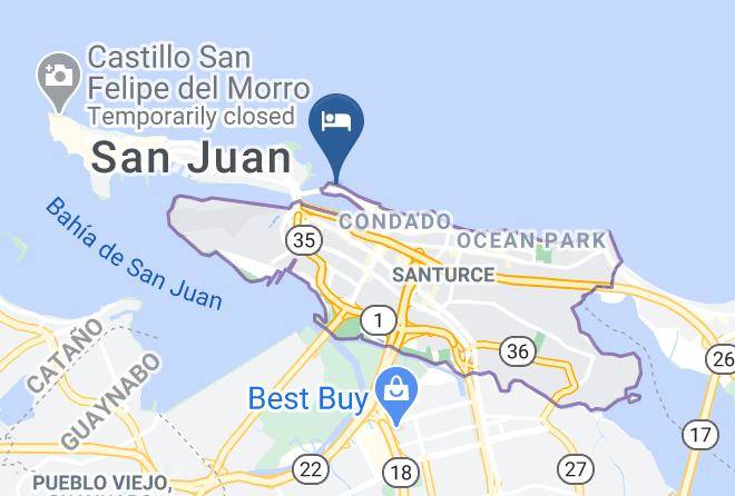 San Juan - Hotel Hilton Condado Maps