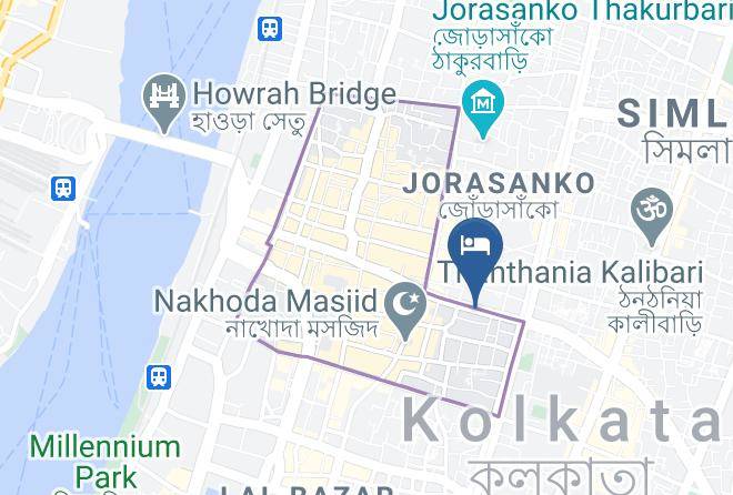 Kolkata - Hotel Himalay Maps