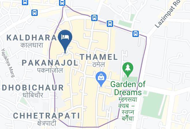 Kathmandu - Hotel Himalayan Oasis Maps
