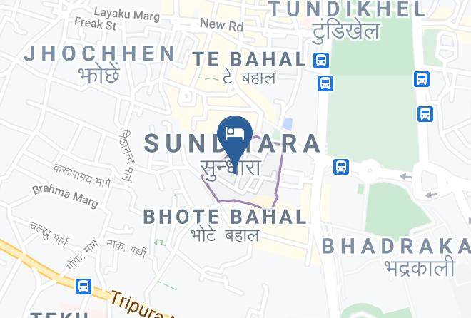 Kathmandu - Hotel Himali Chhaya Maps