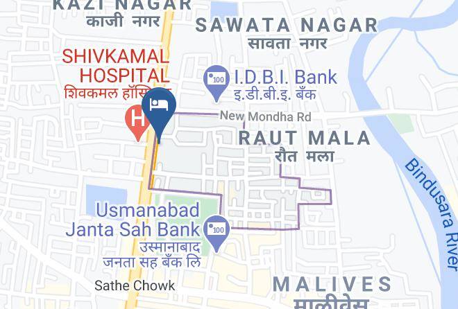 Hotel Hina International Map