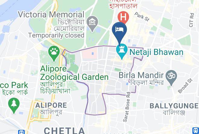 Kolkata - Hotel Hindusthan International Maps