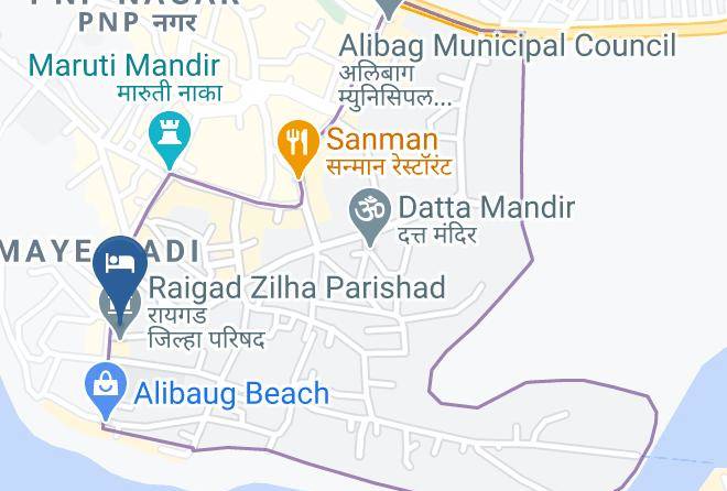 Alibag - Hotel Hiralaxmi Maps