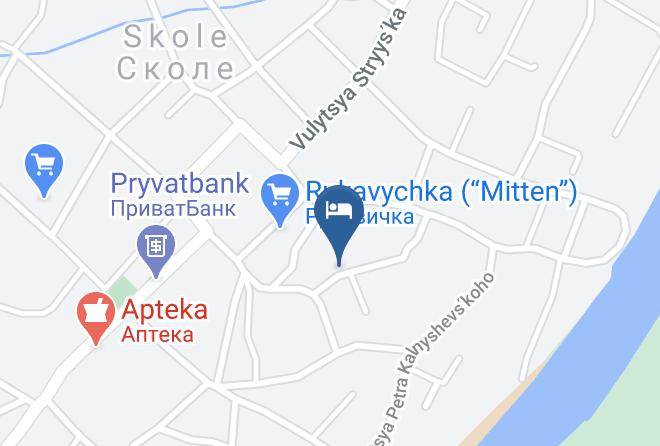 Skole Raion - Hotel Hirka Maps