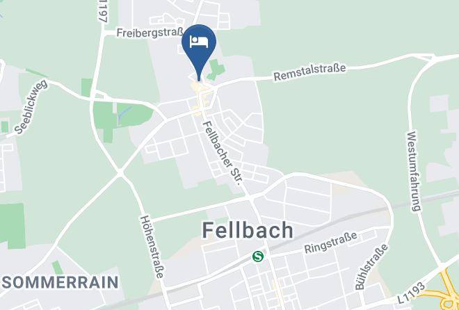 Rems Murr Kreis - Hotel Hirsch Maps