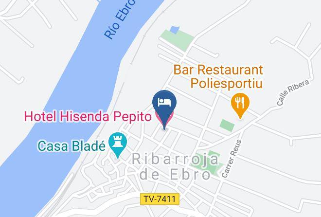 Hotel Hisenda Pepito Map