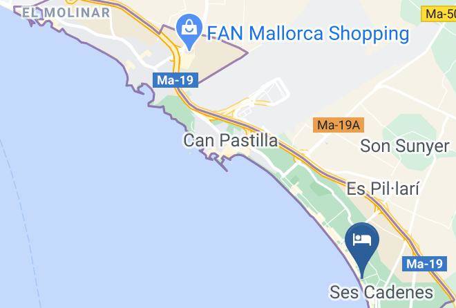 Baleares - Hotel Hispania Maps