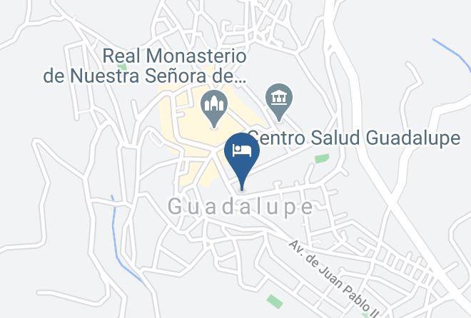 Caceres - Hotel Hispanidad Maps